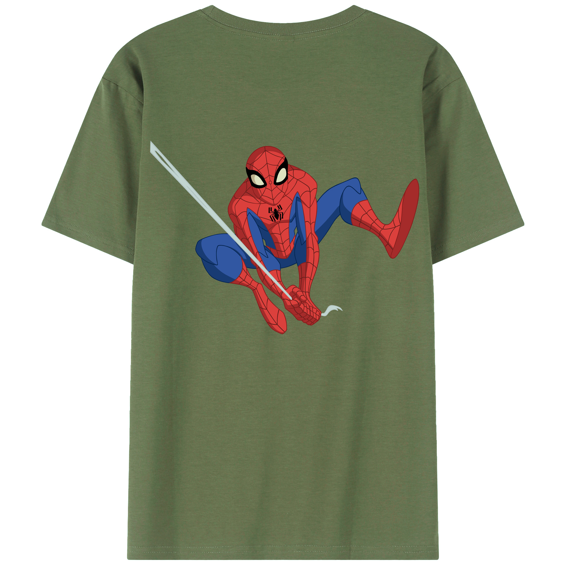 （画像用） アベンジャーズ The Avengers 綿100％ メンズ半袖Tシャツ（バックプリント） 通気性